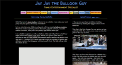Desktop Screenshot of jayjaytheballoonguy.com